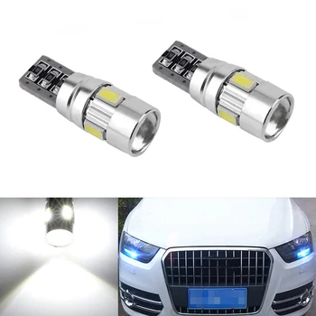 

DOTAATDW 2x Canbus Car Wedge Light W5W T10 LED 5630 SMD Auto Lamp Bulb For AUDI A2 A3 8L 8P A4 B5 B6 A6 4B 4F A8 D2 TT C5 C6