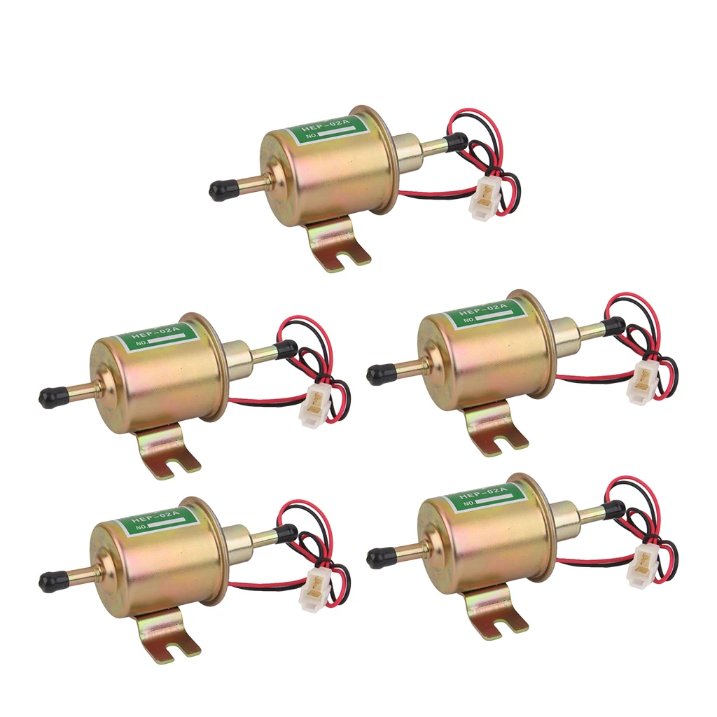 Газ Дизель Inline низкого давления Электрический топливный насос 12 В HEP02A HEP-02A 5x