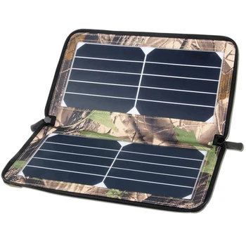 

10W Solar Panel Usb Output Waterproof Portable Foldable Solar Charging Board For Travel Camping Outdoor Activities