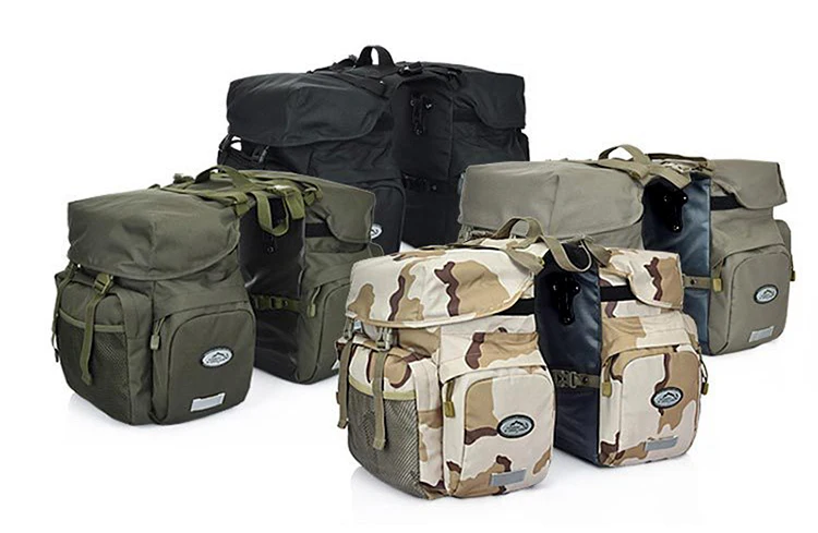 Best VEQSKING Retro Canvas Bicycle Carrier Bag 50L Rear Rack Trunk Bike Luggage Back Seat Pannier Reflectivs Cycling Storage Two Bag 1 Best VEQSKING Retro Canvas Bicycle Carrier Bag 50L Rear Rack Trunk Bike Luggage Back Seat Pannier Reflectivs Cycling Storage Two Bag 1