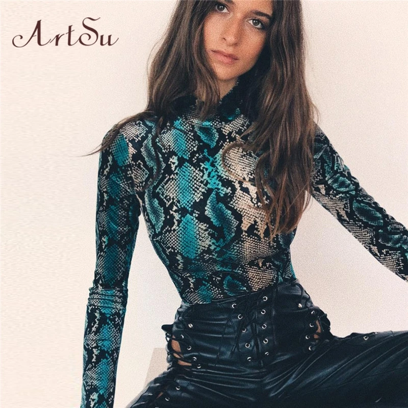 Artsu Blue Leopord Print Bodysuits Tracksuit Women Autumn Clothes Long Sleeve Jumpsuits Sexy Partywear Tracksuit Outfits Artsu Blue Leopord Print Bodysuits Tracksuit Women Autumn Clothes Long Sleeve Jumpsuits Sexy Partywear Tracksuit Outfits