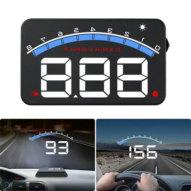 Универсальный M6 HUD Дисплей автомобиля-Стайлинг Hud Overspeed Предупреждение лобовое