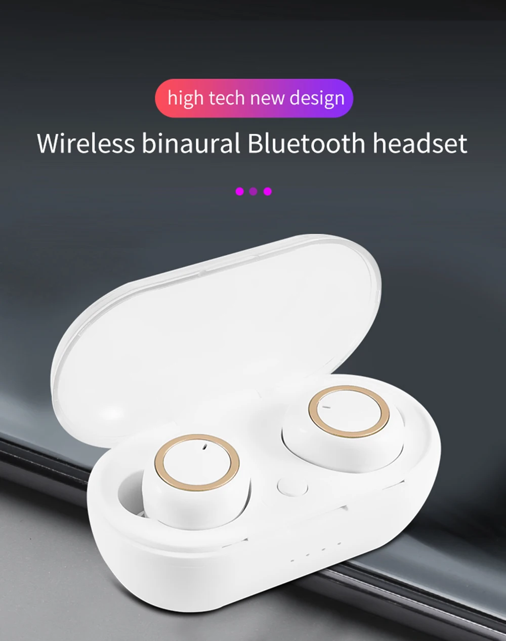 Bluetooth 5,0 Беспроводные наушники с микрофоном водонепроницаемые наушники для бега HD стерео беспроводные наушники Bluetooth для работы