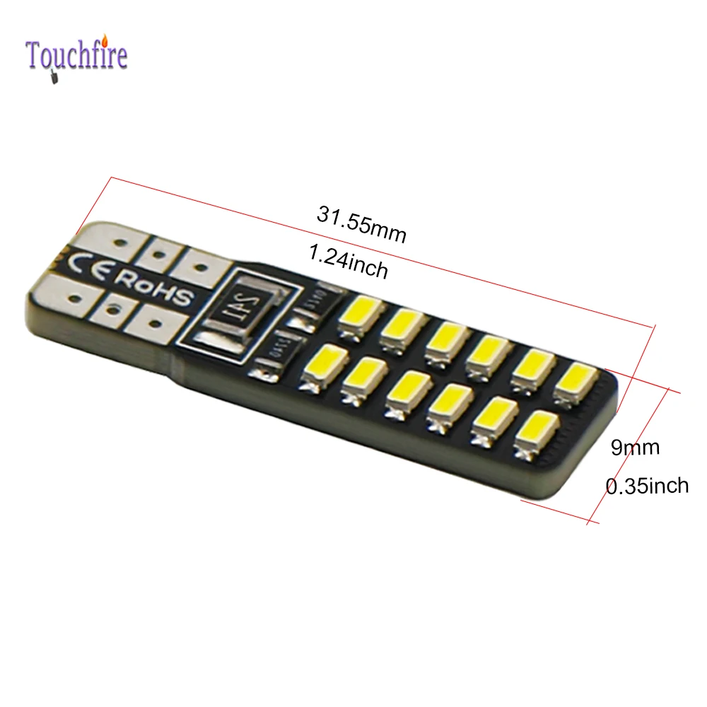 500 шт. W5W светодиодный T10 194 canbus светодиодный 24 светодиодный 3014smd габаритный светильник купольная сигнальная боковая лампа багажник canbus автомобильная лампа без ошибок