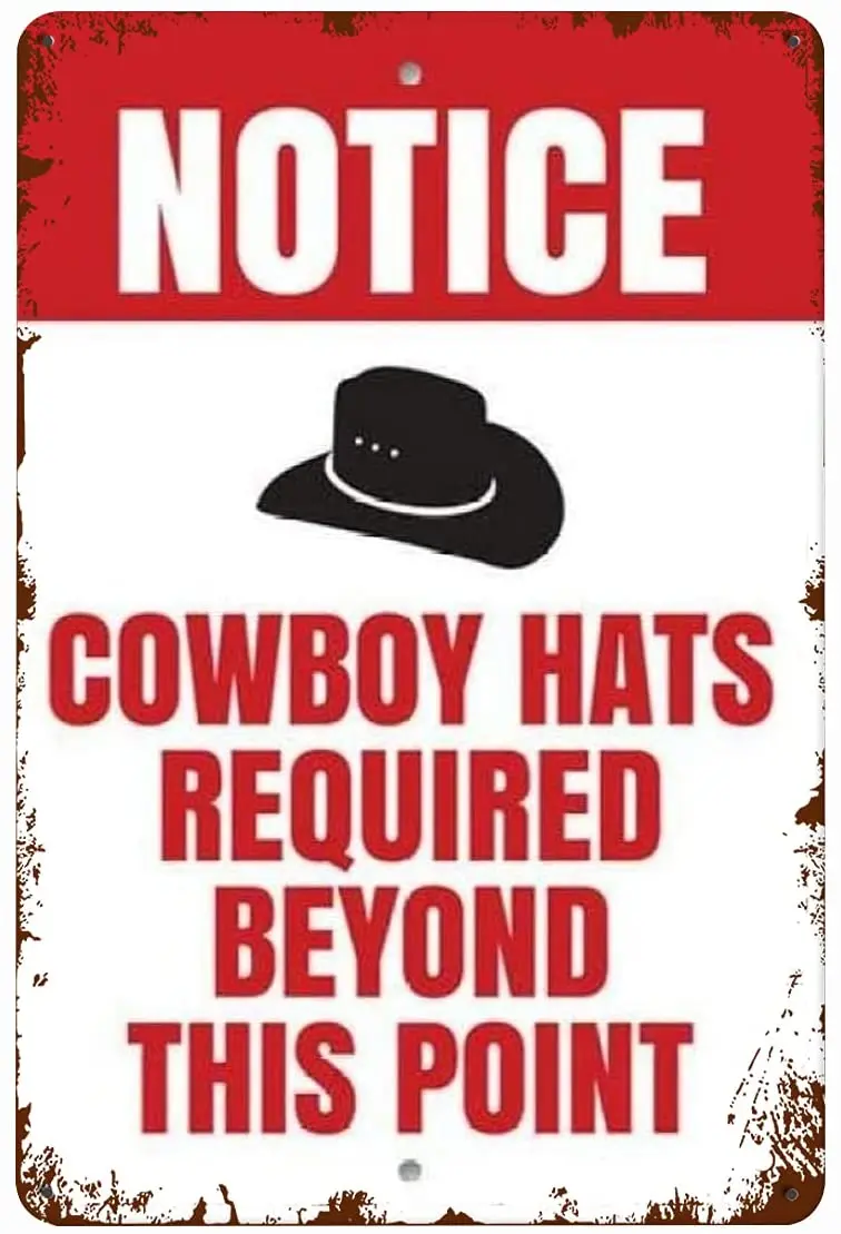 Винтажная металлическая Предупредительная декоративная доска