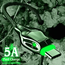 USB Type C Cable 5A Super Fast Charging For Samsung Xiaomi Micro USB 3A Fast Charge For IPhone Android Mobile Phone Data Cord