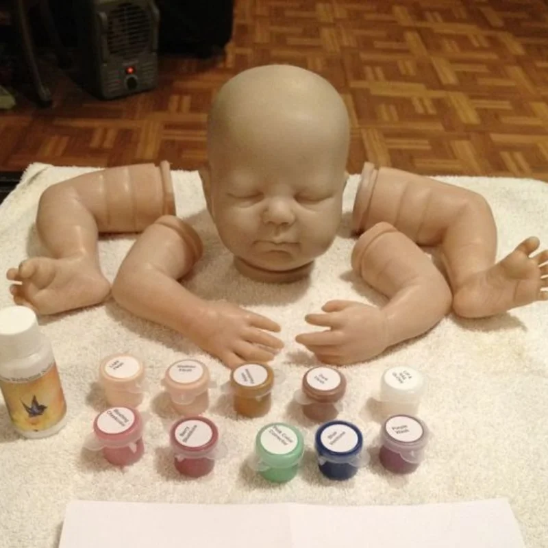 bebê bonecas em branco inacabado upainted moldes