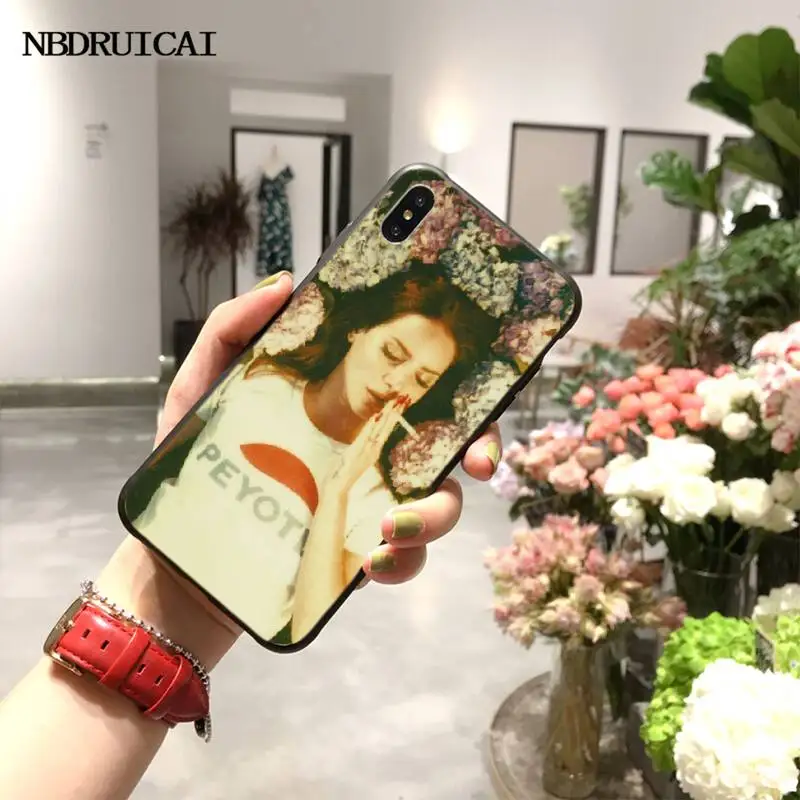 Мягкий чехол для телефона PENGHUWAN Lana Del Rey из черного ТПУ iPhone 11 pro XS MAX 8 7 6 6S Plus X 5S SE