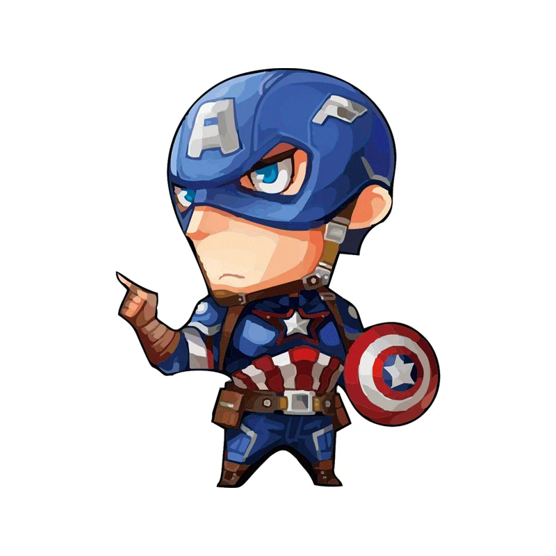 6 шт./компл. милые Мультяшные украшения для мальчиков сделай сам Marvel Hero