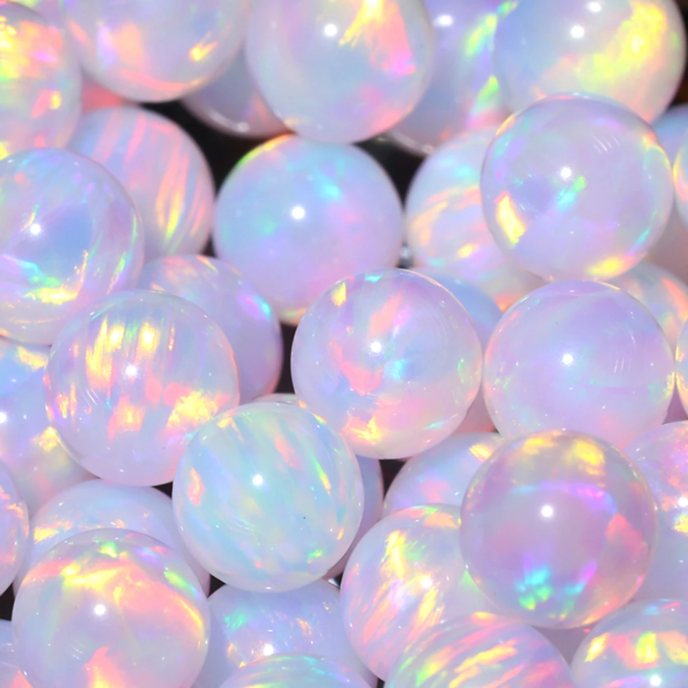 10pcs 20pcs Synthetic Opal Beads 900 Degree High Temperature Resist for Glass Art DIY Color Size