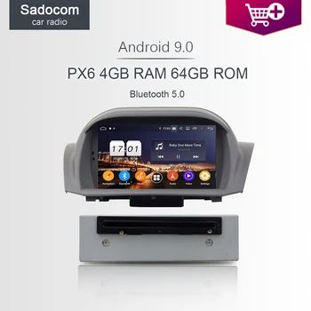 

PX6 IPS 2 din Android 9.0 Car DVD Player 8Core 64G+4GB RAM For Ford Fiesta 2013-2016 multimedia GPS Glonass autoradio car radio