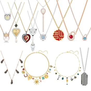 

High Quality Original LUCKY GODDESS CHARMS DIY Necklace Earrings Set Women's Jewelry Gift Ball Wedding Jewelry Free Shipping.