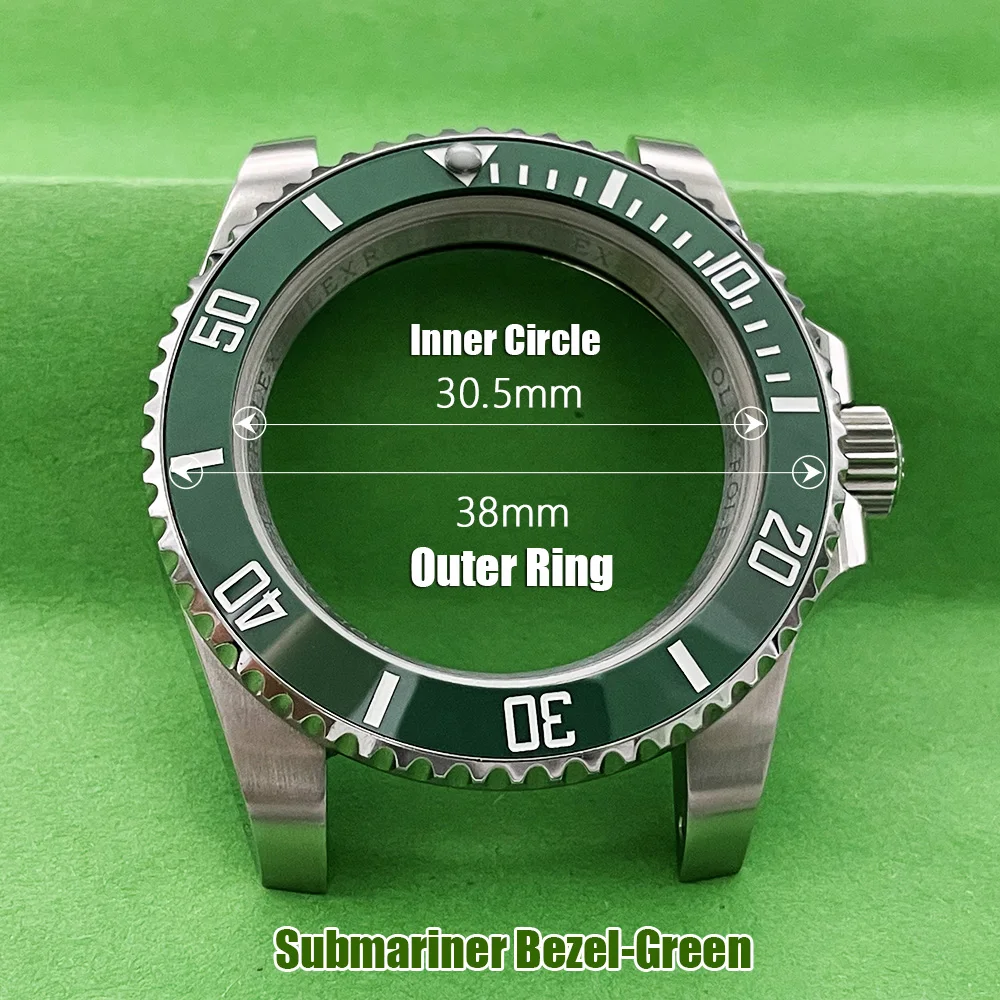 

Керамический чехол для часов Submariner 38*30,5 мм, с изображением водного призрака