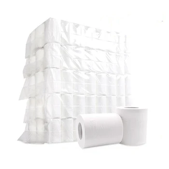 

192 Small Rolls Of Toilet Paper Native Wood Pulp Tissue Kitchen Roll Paper Room Bedroom Household Bathroom Toilet Cleaning Paper
