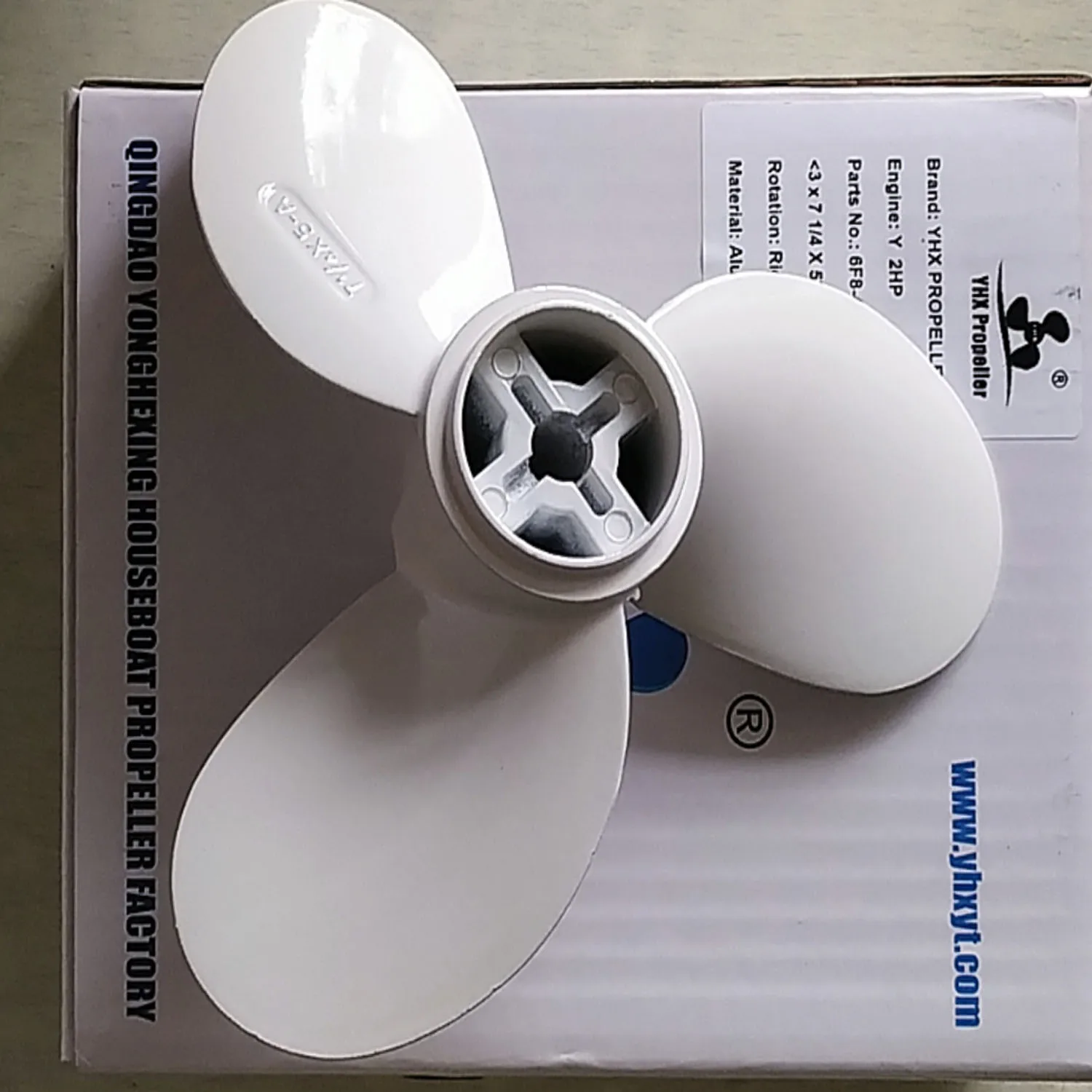 Marine Propeller Aluminum for Yamaha Honda 2.0HP 2HP 2.5HP Outboard Motor Parts 7 1/4 X 5-A