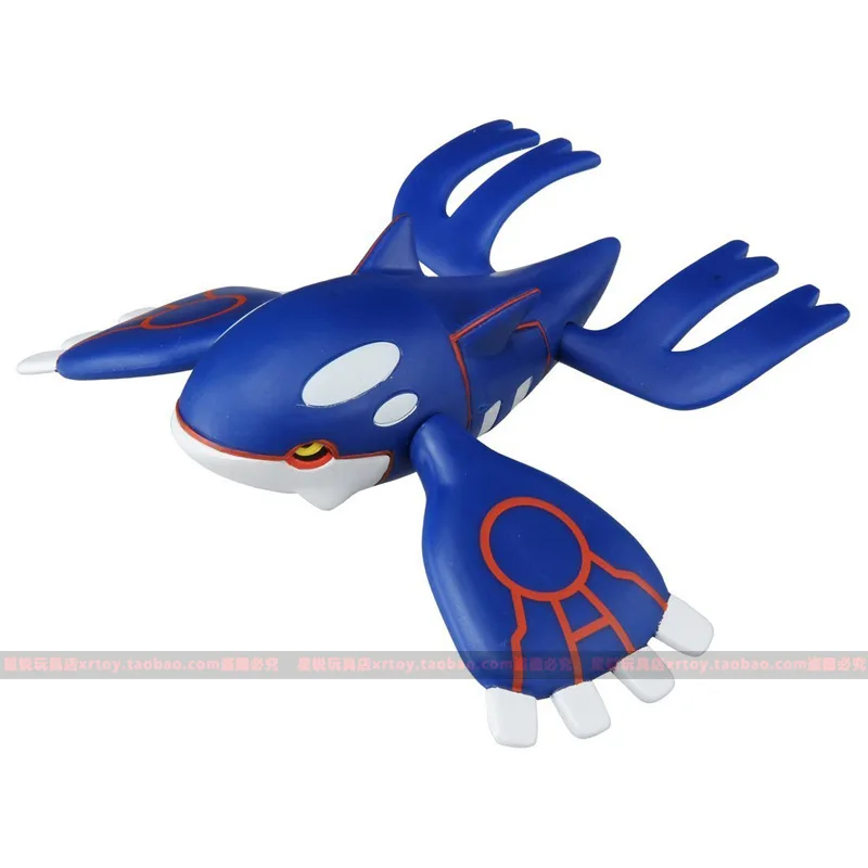 ПВХ пикачуед Charizard Eevee Cubone Bulbasaur Squirtle Treecko Mudkip Реалистичная коллекция положительная энергия хорошее качество подарок для детей - Цвет: Золотой