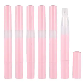 

6pcs Eempty Bottles Practical Lip Gloss Tube Storage Container Refillable Bottles for Female Ladies Women