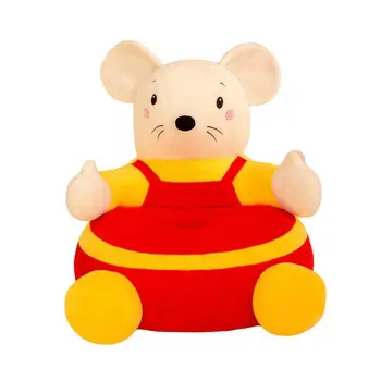 

Baby Kids Mouse Shaped Chair Cover Convenient Practical User-friendly Design Infant Toddler Plush Bean Bag Sofa Seats Skin
