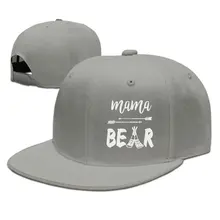 TSDFCMama Bear 2 унисекс бейсболка с регулируемой плоской головкой