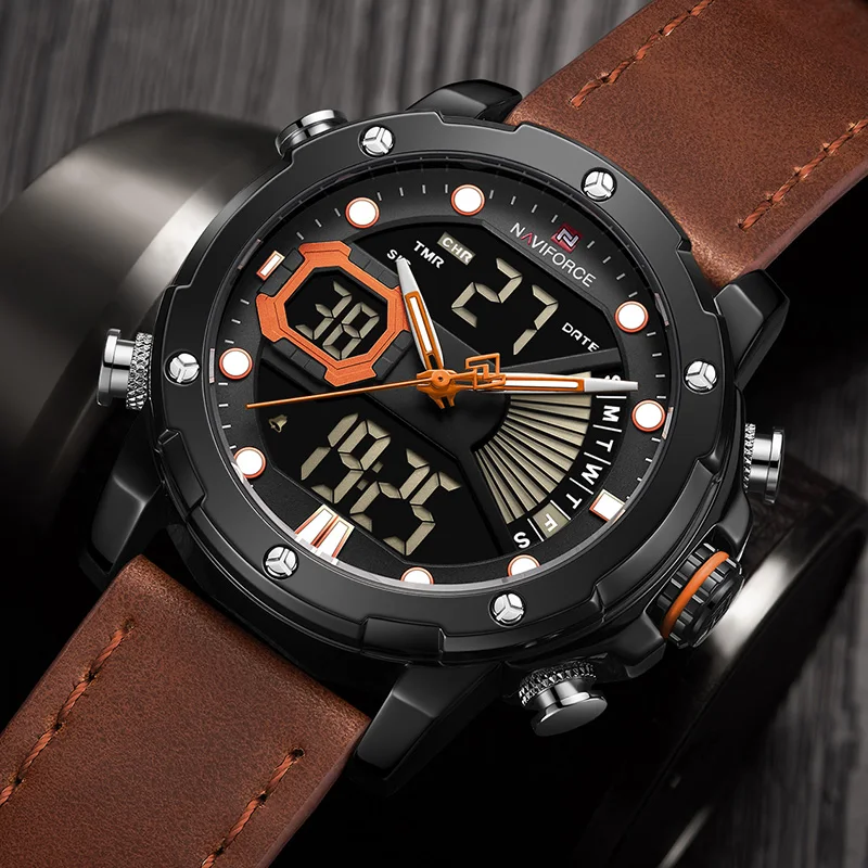 naviforce analog digital watch