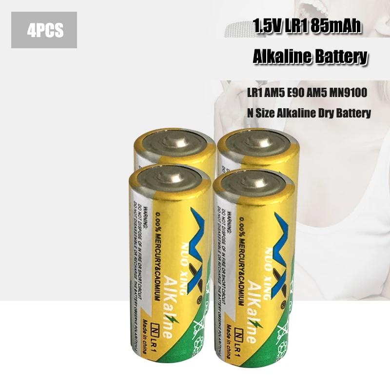 4pcs Alkaline battery 1.5v dry battery model LR1 N AM5 E90 sperker/bluetooth/players
