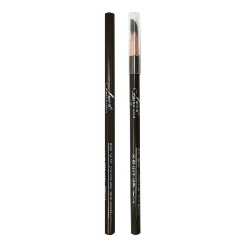 Hard Eyebrow Pencil Cosmetic Pen Eyeshadow Natural Long-Lasting Tattoo Tint Waterproof Square Eye Brow Makeup Set Beauty 4