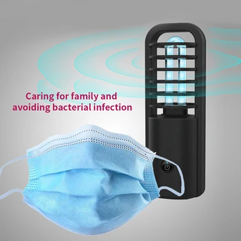 

Quartz Glass UV Sterilizer Light Cleaning Air Mite Killer USB Rechargeable Portable Hospital Kitchen Disinfection Bactericidal