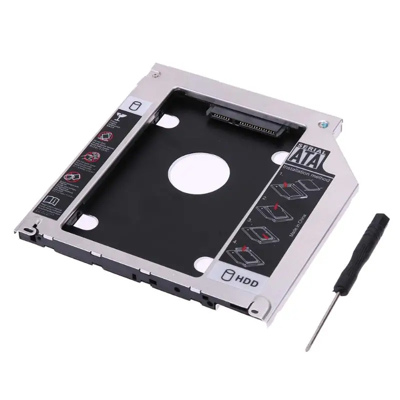 

7mm 9.5mm SATA HDD SSD Hard Drive Caddy Bracket for MacBook Pro Hard Disk Drive HDD Caddy Adapter for MD101 MD102 MD103 MD104