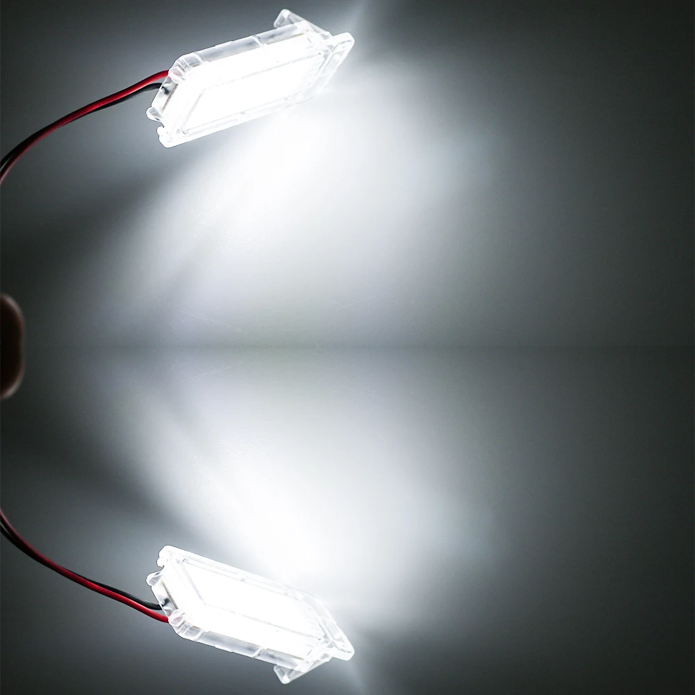 2 шт. 18 светодиодный 3528 SMD светодиодный номерной знак фары автомобильные лампы 6000K для Ford Focus 5D(2009-) Mondeo(08-) Fiseta(09-19