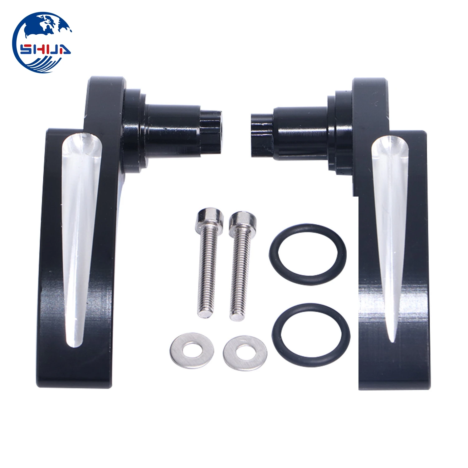 2 шт. мотоциклетные черные сума Рычажный фиксатор ручка для крышки Алюминий Harley