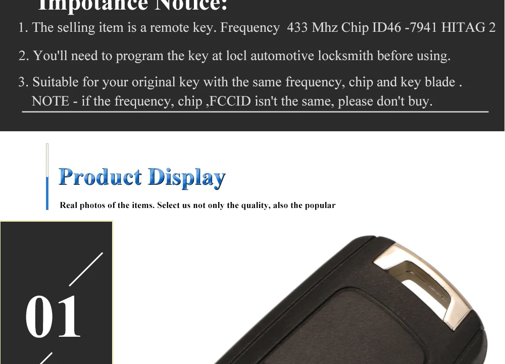 Keyforkess G4-AM433TX 433Mhz ID46-PCF7941 telecomando portachiavi per Opel/Vauxhall Corsa D 2007 2012 Meriva B 2010 2014 controllo di vibrazione - Hf57c04c15aec43ab9bee50c2bf1c9348l