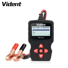 Видент iBT100 12V Батарея анализатор затопленной с клапанным регулированием гель 100-1100CCA автомобильный тестер диагностический инструмент