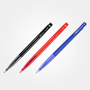 

Ballpoint Pen Deli Student Automatic Ballpoint Pen 0.7mm Writing Tool Red Black Blue Ballpoint Pen Stationery Office Supplies