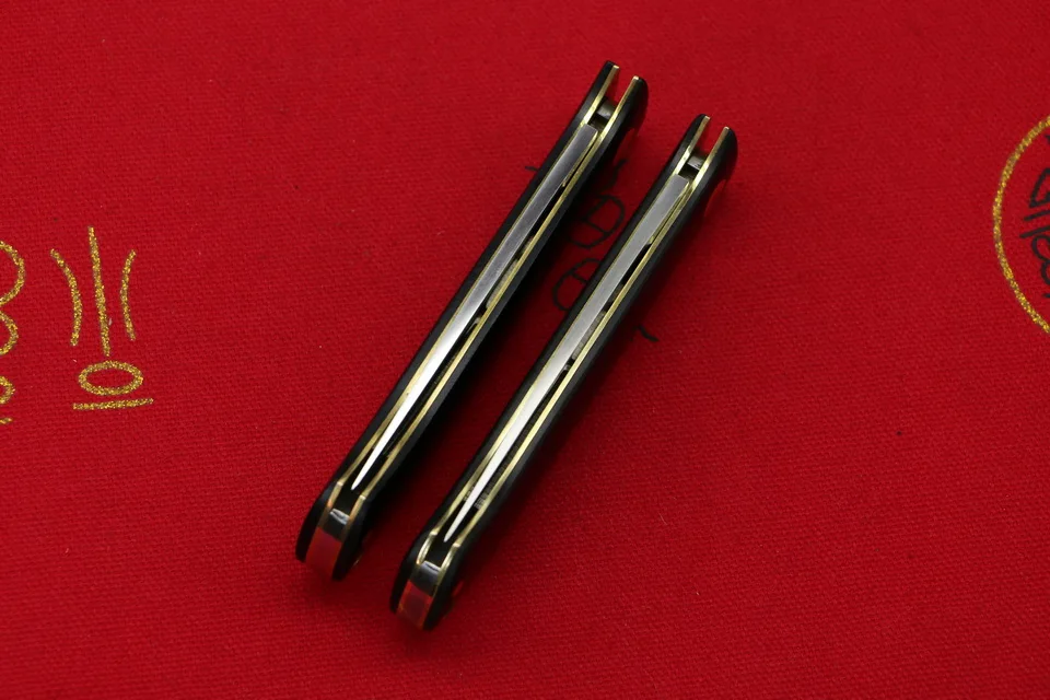LOVOCOO B502 8cr13mov лезвие G10+ медная ручка Флиппер Складной нож Открытый Кемпинг Охота Подарочный мешок Ножи EDC инструменты