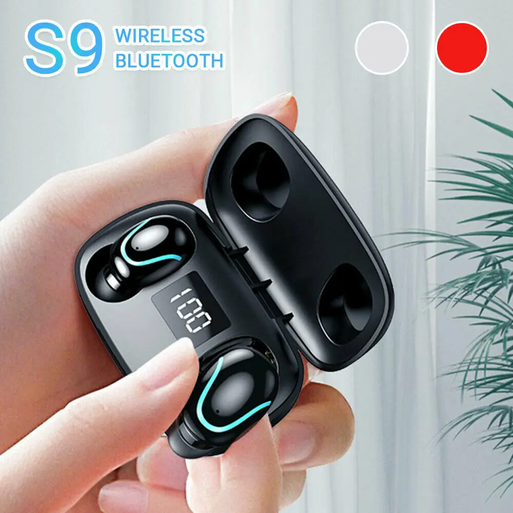 S9 TWS Bluetooth 5 0 Wireless Mini HiFi In Ear Earphones Earbuds for iOS Android Phone accessories Wireless Earphones