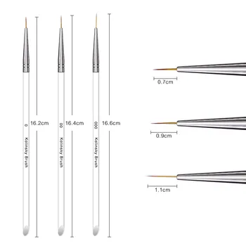 

Manicure Implement Line Drawing Pen Nail Manicure Brush Marker Pull Shell Pattern Wavy Pattern Sets