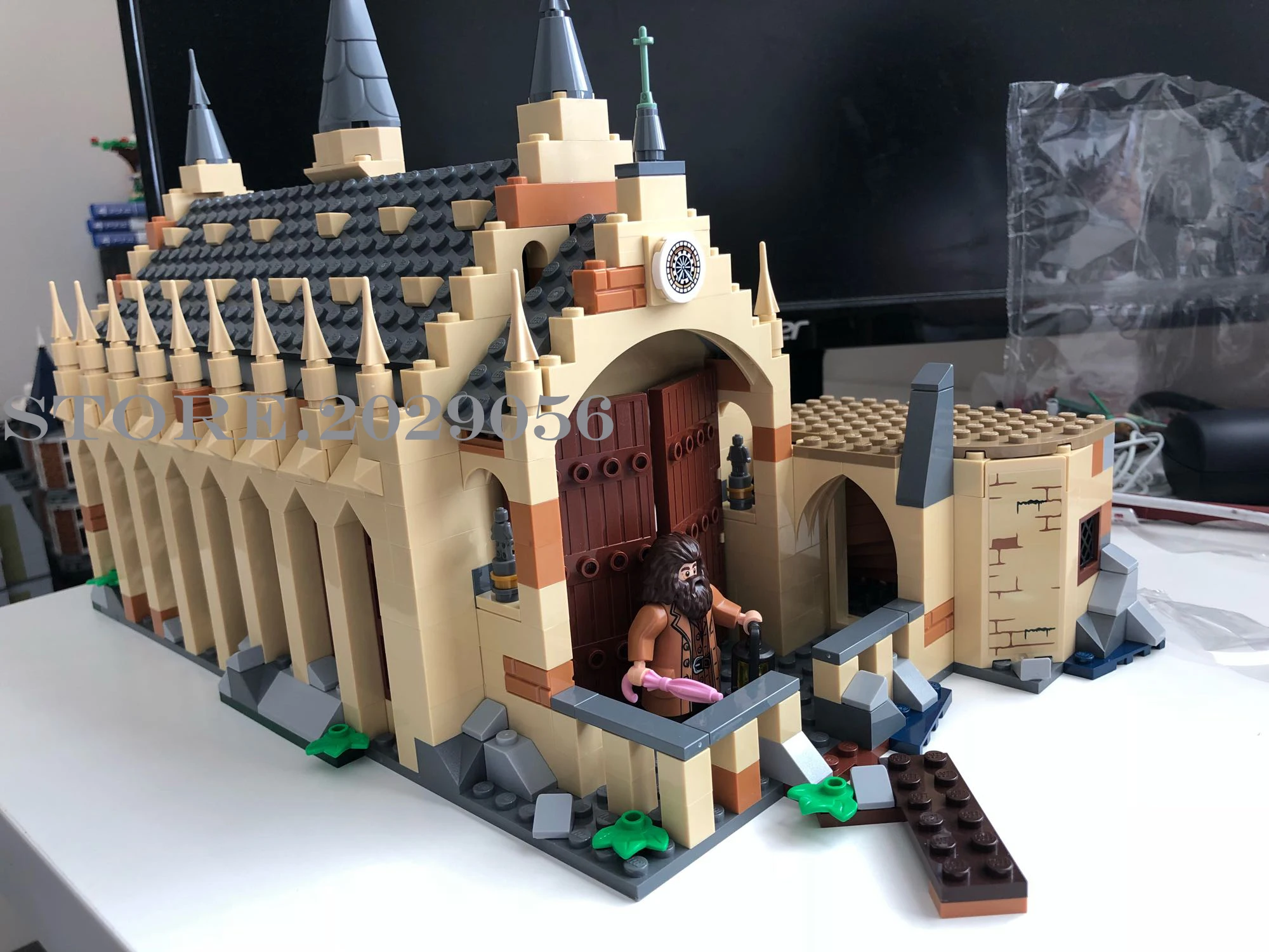 11007 Potter Magic World Movies Series H gwarts Great Hall 878 шт. модели строительных блоков Кирпичи совместимые 75954 16052