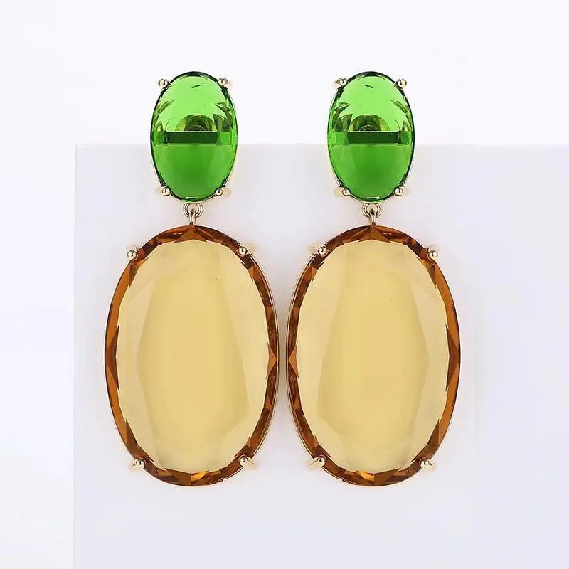 Женские серьги подвески с фианитами разные цвета|Серьги-подвески| |