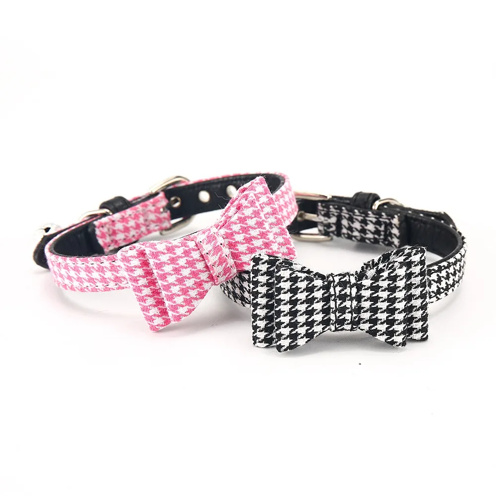 Cat Collar With Bell Dog Collar For Cats Solid Braid Kittens Pet Cat Collars Shiny Adjustable Collars For Cats Pet Lead Supplies (13)