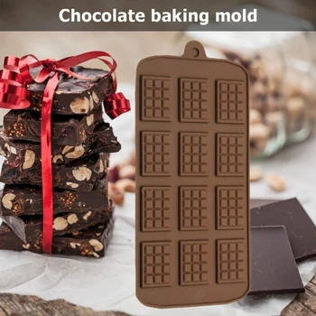 

Waffle Mould Pudding Maker Mold Kitchen Baking DIY Cake Fondant Silicone Tool for Home Kitchen Cake Easily Making