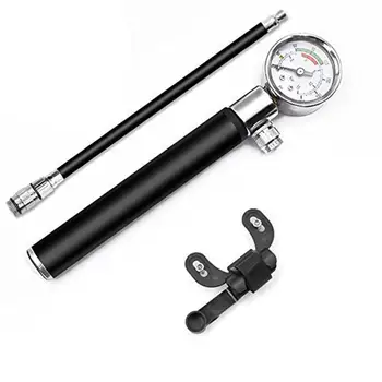 

Handheld High Pressure Meter Shock Bicycle Pump & Gauge Hand Portable Universal Bike Air Supply Inflator Cycling Accessories