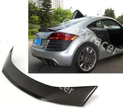 Крыло спойлера багажника для Audi TT 8J 08 13 C стиль углеродное волокно|spoiler wing|trunk lip