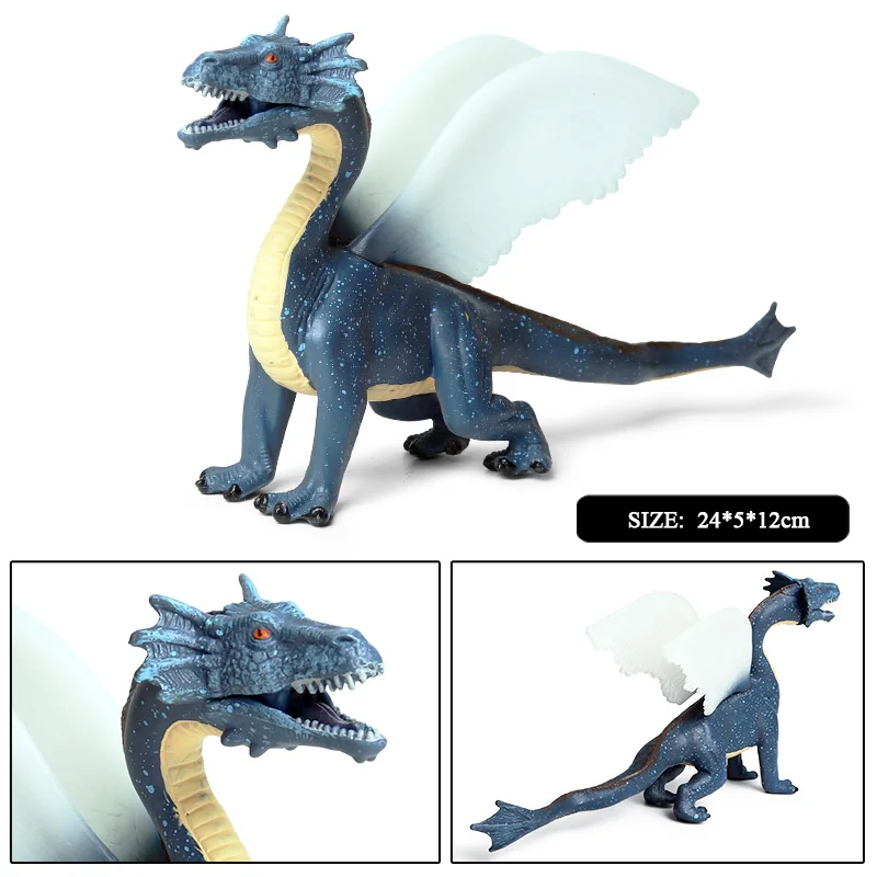 Oenux дикарь магический Дракон Моделирование Китайский дракон Smaug Фигурки ПВХ реалистичные фигурки Развивающие детские игрушки подарок