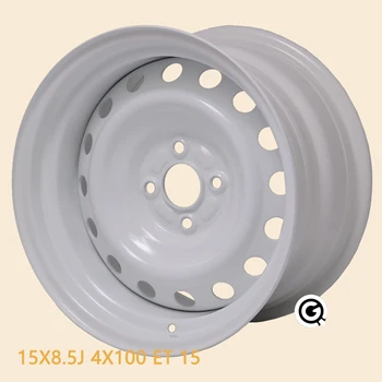 

15inch steel wheel 4 holes 4X100 offset 15 Jetta MK2 mini rims deep lip