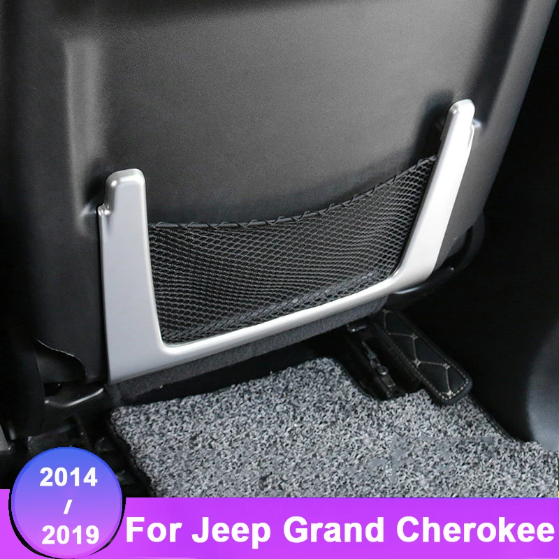 

Seat Back Storage Frame Cover Anti-Scratch Trim for Jeep Grand Cherokee 2014 2015 2016 2017 2018 2019 2020 Accessories