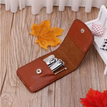 

4Pcs/Set Stainless Steel Universal Home Office Manicure Set Nail Clippers Cleaner Grooming Kit Nail Care Tool Sets