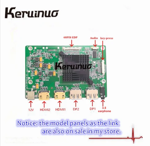 144 Гц FHD Мини DP драйвер плата контроллера для DIY портативный монитор подходит экран B156HAN10.0 Цветовая Контрастность 1000:1