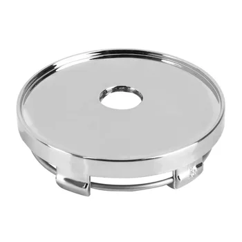 

LEEPEE No Logo Auto Hubcaps Cover 60mm Tire Accessories Wheel Center Cap Car Wheel Cover Dust Cover ABS Chrome Silver