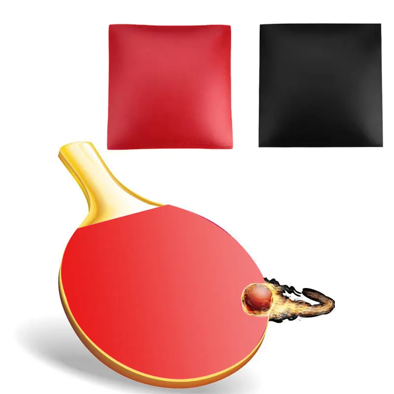 Настольный Теннисный коврик рукав красный черный спортивный зал пинг-понг ракетка для настольного тенниса резиновая Профессиональная