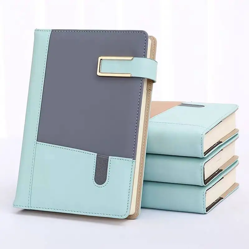 

A5 Buckle Bullet Journal Notebook stationery Leather business meeting record Paper Line Notepad Planners School agenda office
